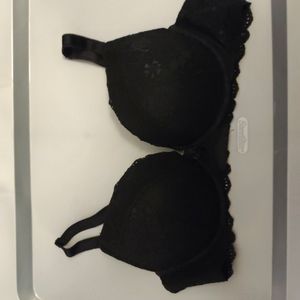 Black Lace Bra